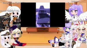 Azur Lane React to USS Zumwalt (Gacha Club/Azur Lane)