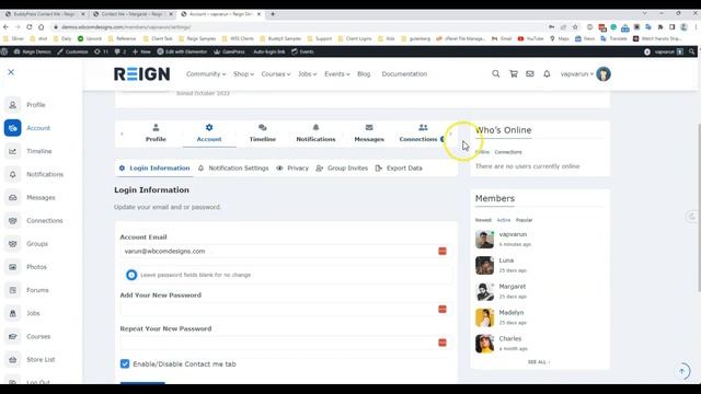 New Contact Me Plugin for BuddyPress and BuddyBoss Platform Web - WordPress Social Community Dev смотреть онлайн