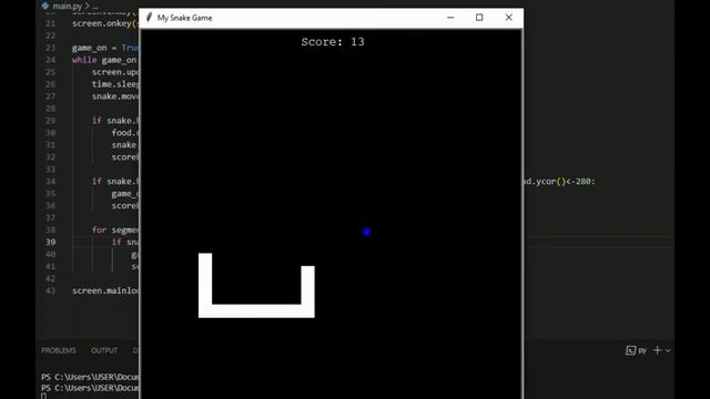 creating a SNAKE GAME ?~ Python Project Ideas 021 смотреть онлайн