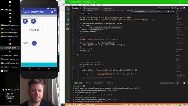 [Live coding] drink tracker app in flutter / dart - trying to figure out image to firebase (low res смотреть онлайн