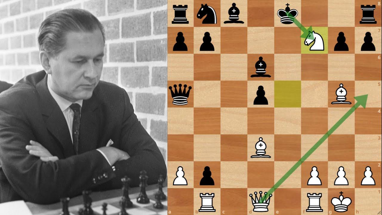 Бессмертная партия Пауля Кереса. Пешкоедство наказуемо! смотреть онлайн