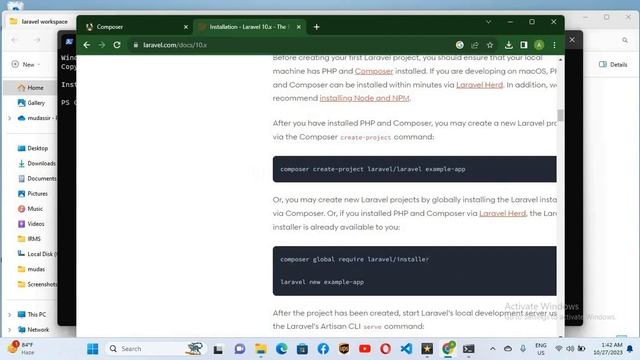 How to Install Laravel on Windows 10/11 and Run Demo Project [ 2023 UPDATE ] смотреть онлайн
