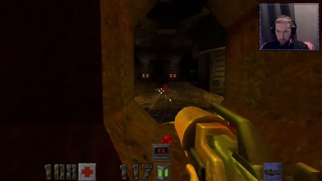 Залетаем с двух ног опять. Quake 2. Разносим пиксельные головы. смотреть онлайн