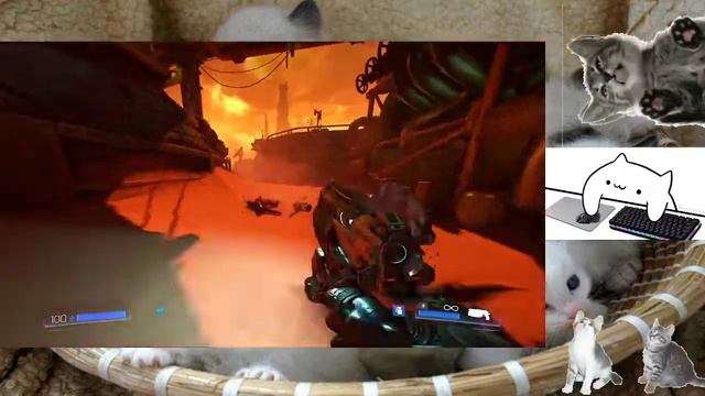 игровой дестроер дабы угомонить свою ярость отправился в ад и начал вались нечисть на право и налев смотреть онлайн