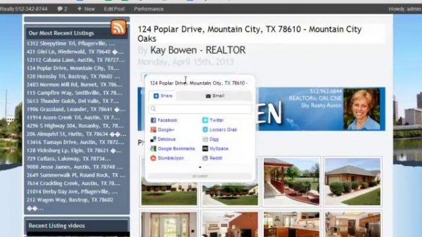 Wordpress Social Media Icons for Blog Posts and Web Pages