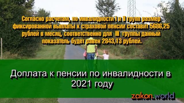 Доплата к пенсии по инвалидности в 2021 году смотреть онлайн