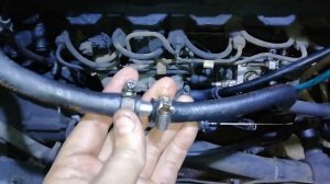 Замена рем комплекта штока газа т-4 2.4 аав