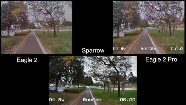 Runcam Sparrow Vs. Eagle 2 Pro Vs. Eagle 2 - Side By Side Comparison Footage смотреть онлайн