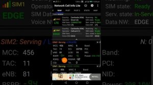 Network Cell Info Lite show 4G, Test Network Cell Info Lite, Signal Test Network Cell Info Lite