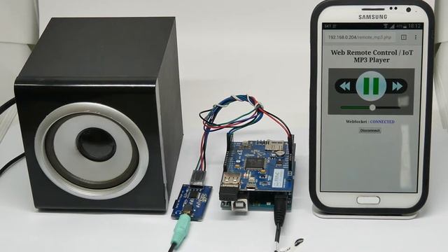 Arduino - Web-based MP3 Player смотреть онлайн
