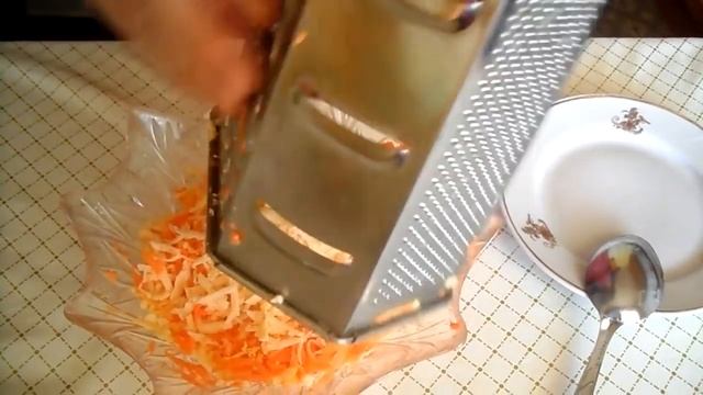 Салат морковный с сыром и чесноком! смотреть онлайн