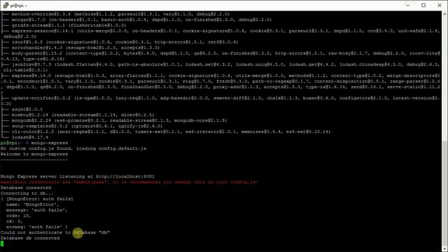 mongoDB et node-red sur Raspberry Pi (part 1) смотреть онлайн