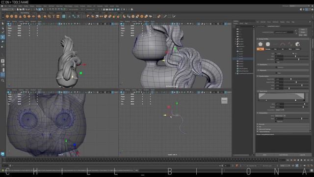 Unicorn, Speed Modeling & Painting, 3D Maya 2024, Substance 3d Painter смотреть онлайн