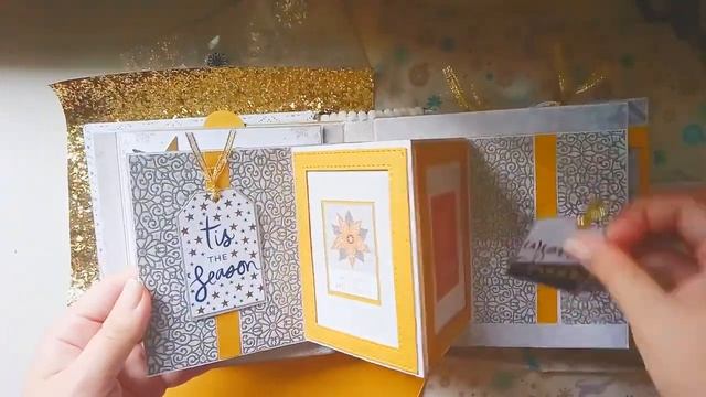 Новогодний pop up мини-альбом. Обзор / Christmas pop up mini-album. Overview смотреть онлайн