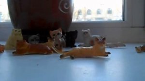 Мои фигурки котов, кошек и котят.