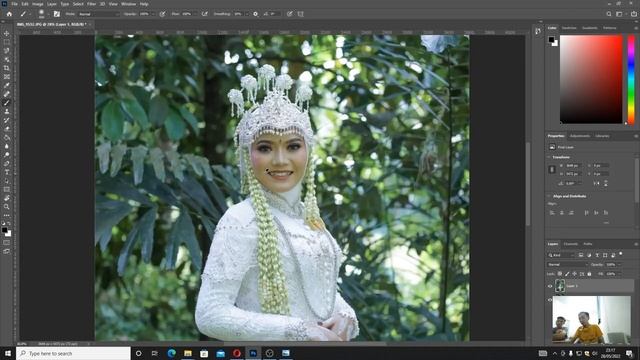 CARA EDIT PHOTO DENGAN ADOBE PHOTOSHOP. MEMPERBAIKI WARNA PHOTO YANG OVER COLOR ... смотреть онлайн