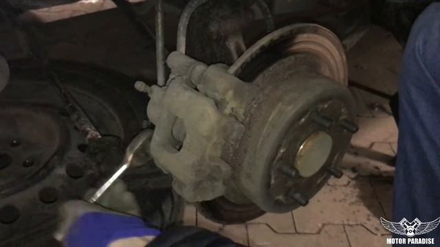 Меняем тормозные колодки на Toyota camry 30 2.4 смотреть онлайн