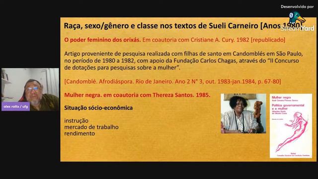 Aula Pública - Interseccionalidade Antes da Formulação nos Textos de Sueli Carneiro (1982-2002) смотреть онлайн