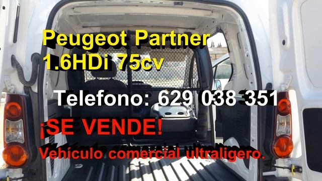 Se vende Peugeot Partner 1.6HDi 75cv N1 смотреть онлайн