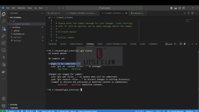 How and why to use 'git status' command | Littles Law #devops #gittutorial #gitstatus смотреть онлайн