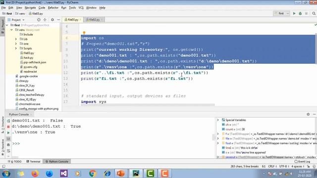 Part 03: Absolute and Relative Path and Standard IO and error CBSE Computer Science XII in Python смотреть онлайн