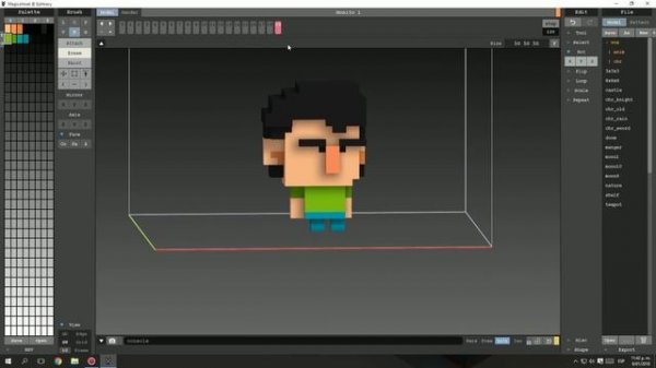 Animation tutorial in magicavoxel 0.98.2