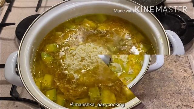 КАБАЧКОВЫЙ СУП/Лёгкие рецепты ? смотреть онлайн