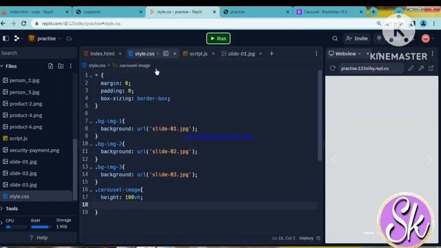 How to add a background image on carousel using bootstrap v-5 смотреть онлайн