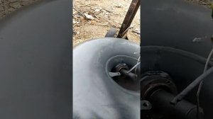 Быстрая разборка тороидального баллона с газом.