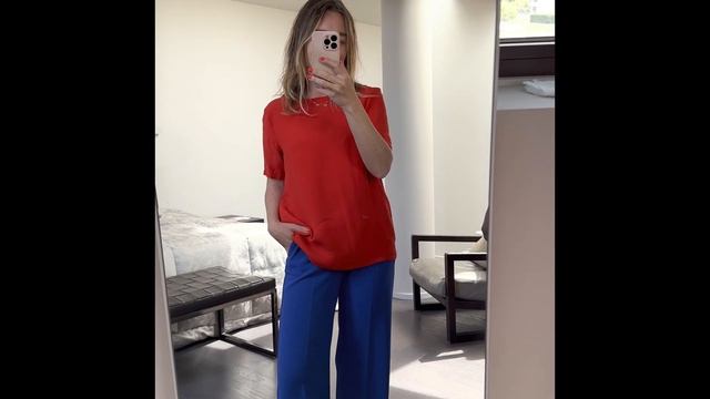 С чем сочетать брюки яркого цвета ?! Примеры образов смотреть онлайн