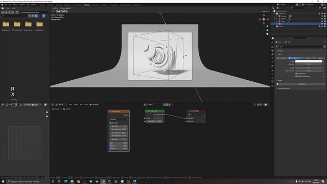 Abstract Scene In Blender / Абстрактная сцена в Blender / Blender Tutorial / +DOWNLOAD LINK смотреть онлайн