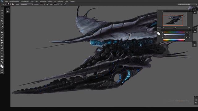 "Analyzer Shu" [Hierarchs-Aphelion] | space ART смотреть онлайн