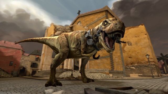 The Zombie Dinosaur Game that was Never Made! - Dinosaurs Vs. Alamo смотреть онлайн