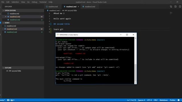 Learn Git & GitHub Tutorial Course - Video No 7 - How to Express Commit ? смотреть онлайн