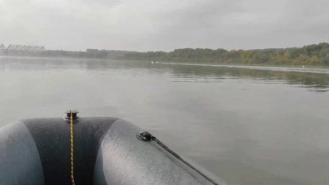 Ока после дождя. тояма 9.9 и хантер 365 ЛКА смотреть онлайн