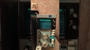 проверка напряжения холостого хода сварочного инвертора linkor semali с помощью осциллографа  с1-94