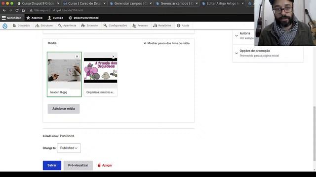 CURSO DRUPAL 9 - Manipulação de mídia: áudio, imagem e vídeo смотреть онлайн