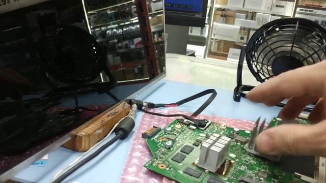 Контрольный запуск материнской платы  Asus K56CB I5 GT740M  по заказу 17685