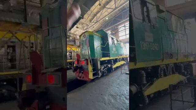 тепловоз ТЭМ 7 #тепловоз #жд смотреть онлайн