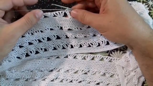 Туника крючком Дакота. Часть 1.2/ Набор полустолбиков смотреть онлайн