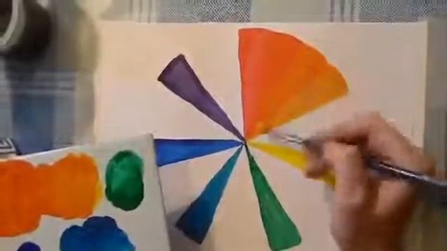 КАК научиться РИСОВАТЬ. РАДУГА ЦВЕТА. смотреть онлайн