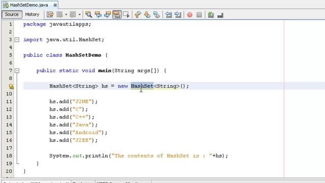Java Tutorial for Beginners - How to use HashSet Class in Java смотреть онлайн