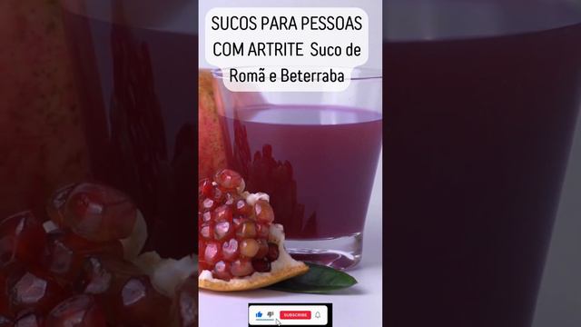 SUCOS PARA PESSOAS COM ARTRITE Suco de Romã e Beterraba #artrite #sucosaudavel смотреть онлайн