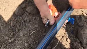 Ручное сверло для монтажа капельного полива