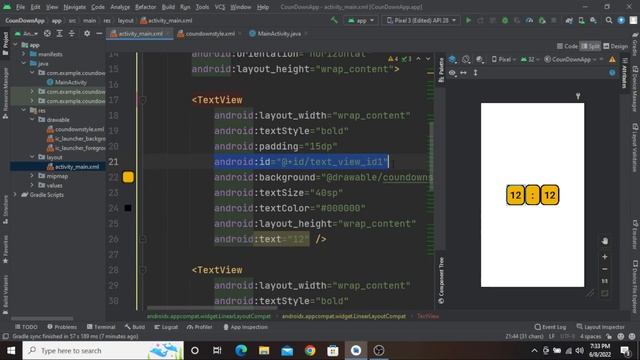 Countdown Timer with Start, Auto Reset Form Specific Time - Android Studio Tutorial смотреть онлайн