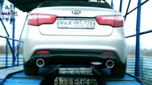 NeX® - _KIA Rio Sedan 2011+. ВПЕРВЫЕ! Глушитель -Форсаж-. Корейский брутал смотреть онлайн