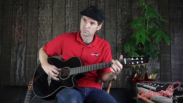 Angel Lopez Solaris Acoustic Electric Classical Guitar SOLT CFI смотреть онлайн