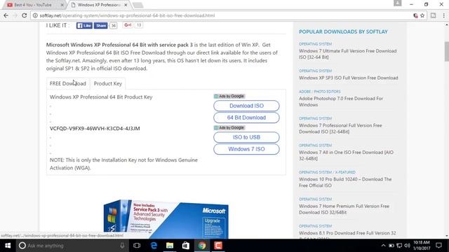 How to Download Windows XP Professional 64 Bit Free ISO Files смотреть онлайн
