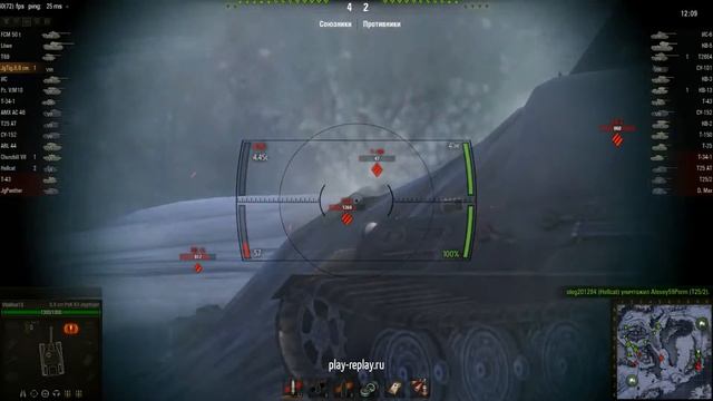 8.8 cm Pak 43 JagdTiger, Заполярье, Стандартный бо смотреть онлайн