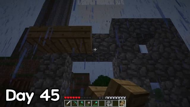 I Spent 100 Days in Nostalgic Minecraft смотреть онлайн